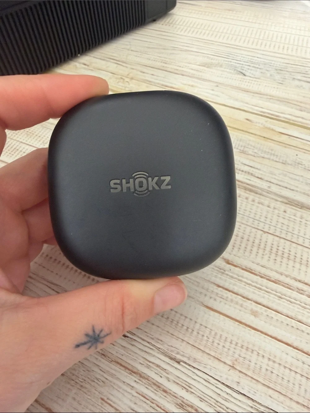 Shokz Black Carry Case with Headphones
